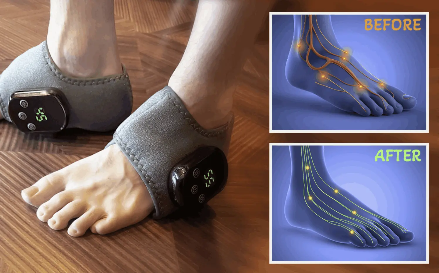 EMSense triple therapy massager feature